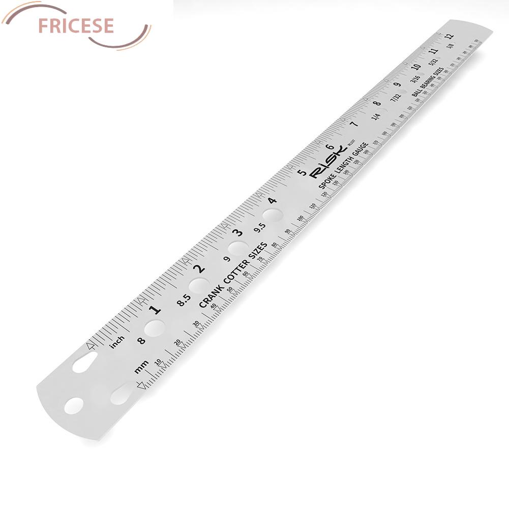 Bicycle Spoke Ruler Gauge Crank Locking Screw Ball Bearings Measuring
