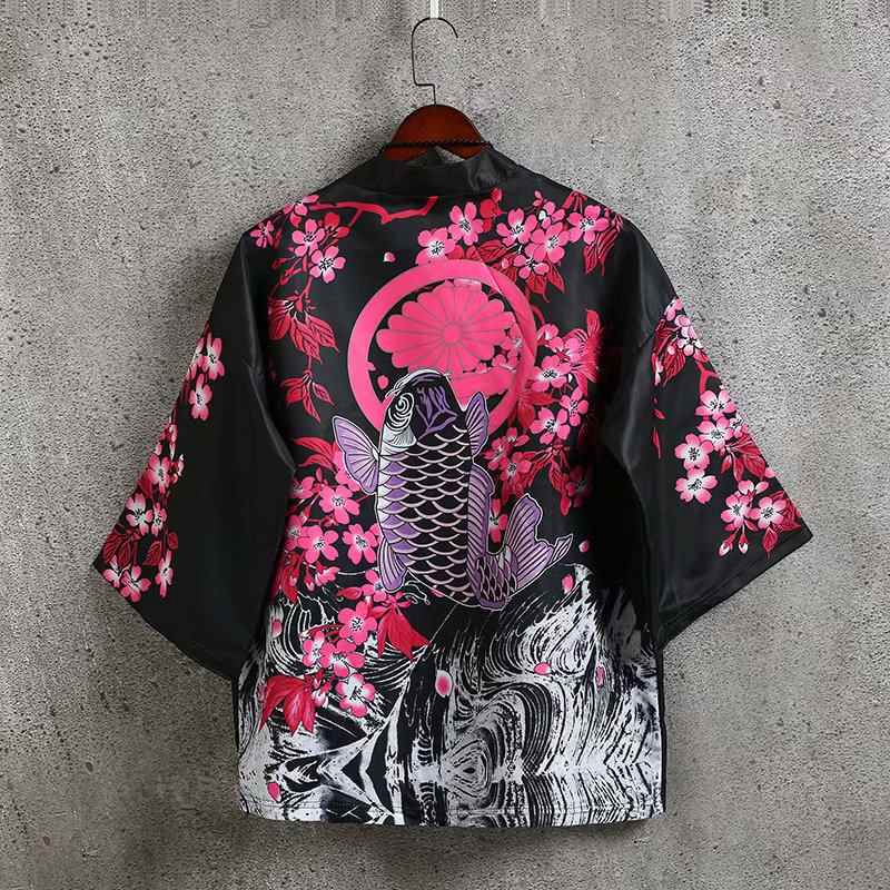 Red hot sale kimono cardigan