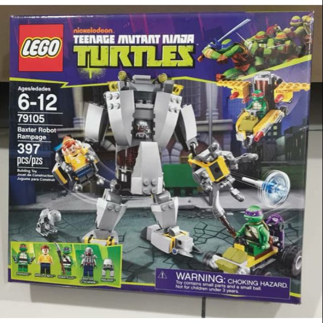 LEGO 79105 TEENAGE MUTANT NINJA TURTLES Baxter Robot Rampage (NEW ...