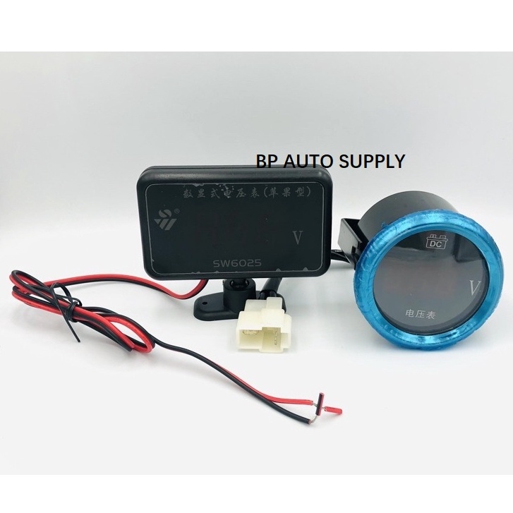 12V 24V Volt Meter Car Battery Gauge Monitor LED lCD Waterproof