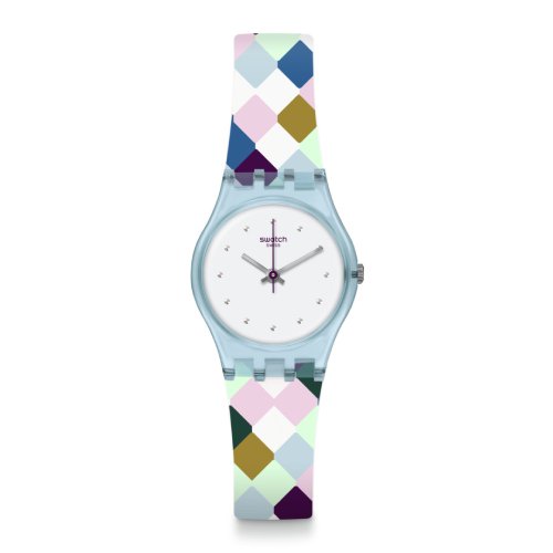 Swatch Arle Queen LL120 Blue Quartz 25mm Silicone Strap Watch