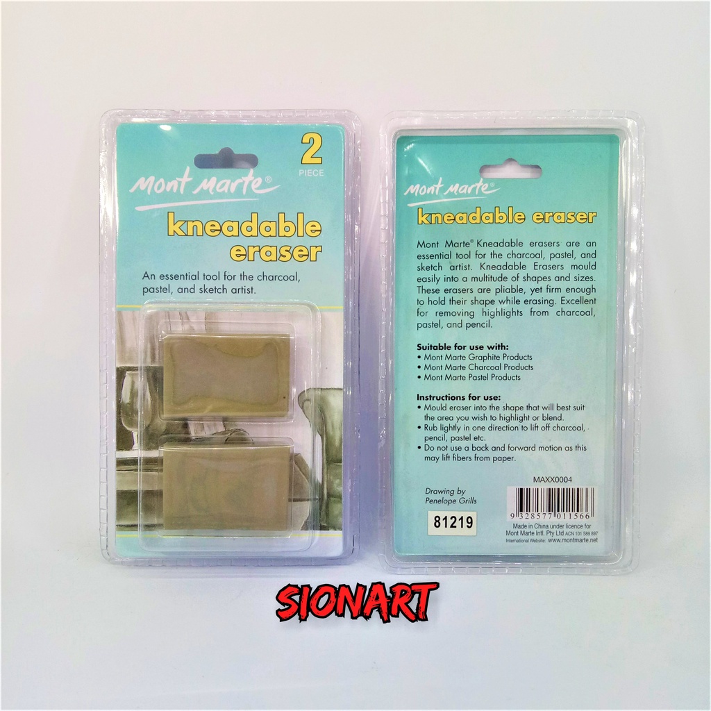 Mont Marte Kneadable Eraser/Knead Eraser (2Nd Set) Shopee Singapore