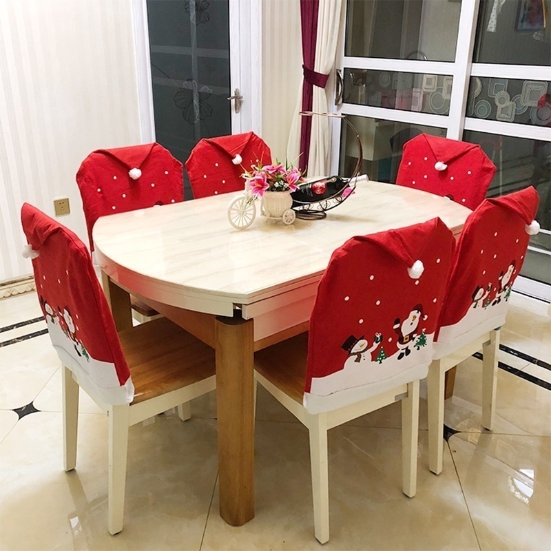 Santa hat chair 2025 covers set of 2