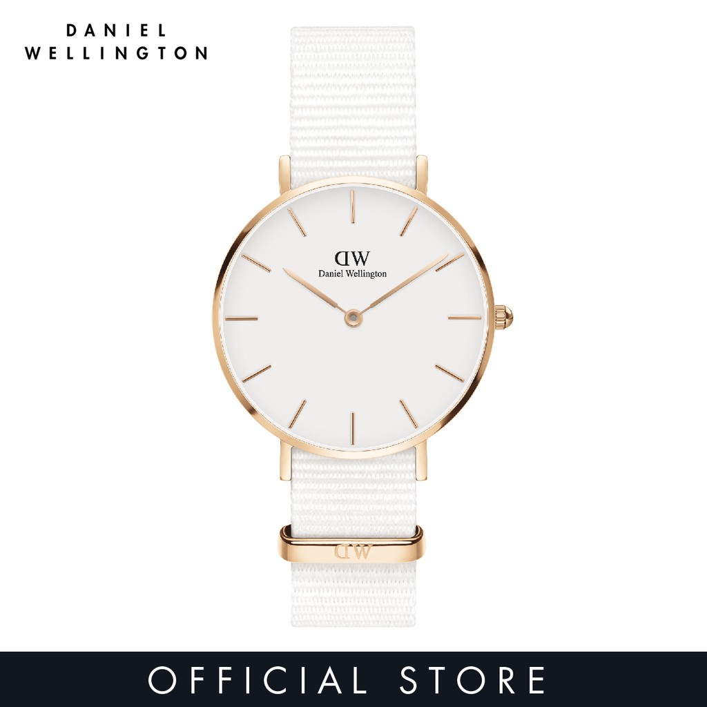 2 Years Warranty Daniel Wellington Petite Dover 28 32mm Rose gold Nato strap DW Watch for women Fashion watch DW official Authentic Shopee Singapore