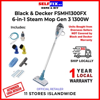 Black and Decker FSMP30-XJ Steam Mop Pad Replacement for