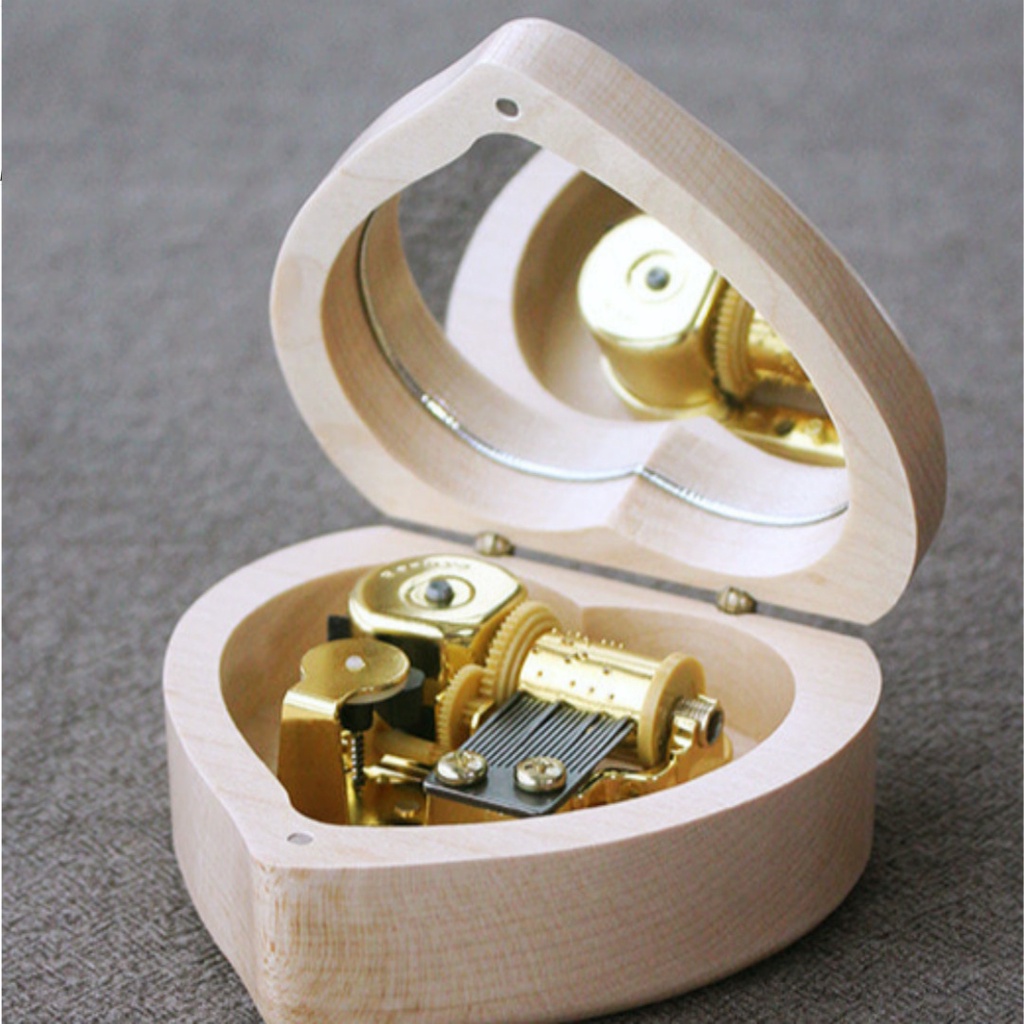 [The Beatles] Heartwood Music Box Let It Be Goods Music Box, Handmade