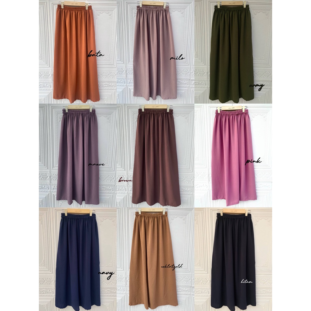 Work Skirt BASIC Skirt Long Simple Skirt Plain MUSLIM Skirt Shopee Singapore