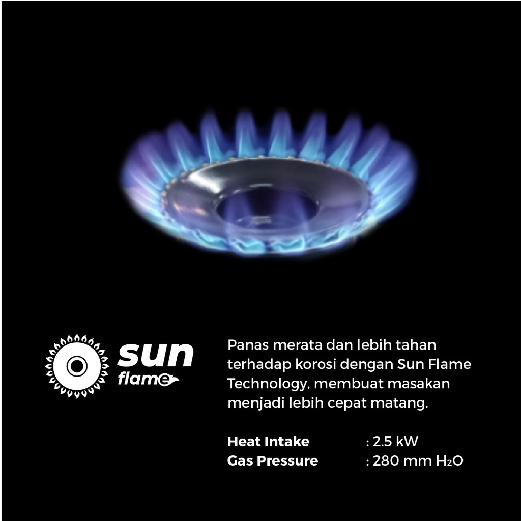 Maspion Kompor Gas 1 Tungku MKG-101 DGSF - Gambar 4