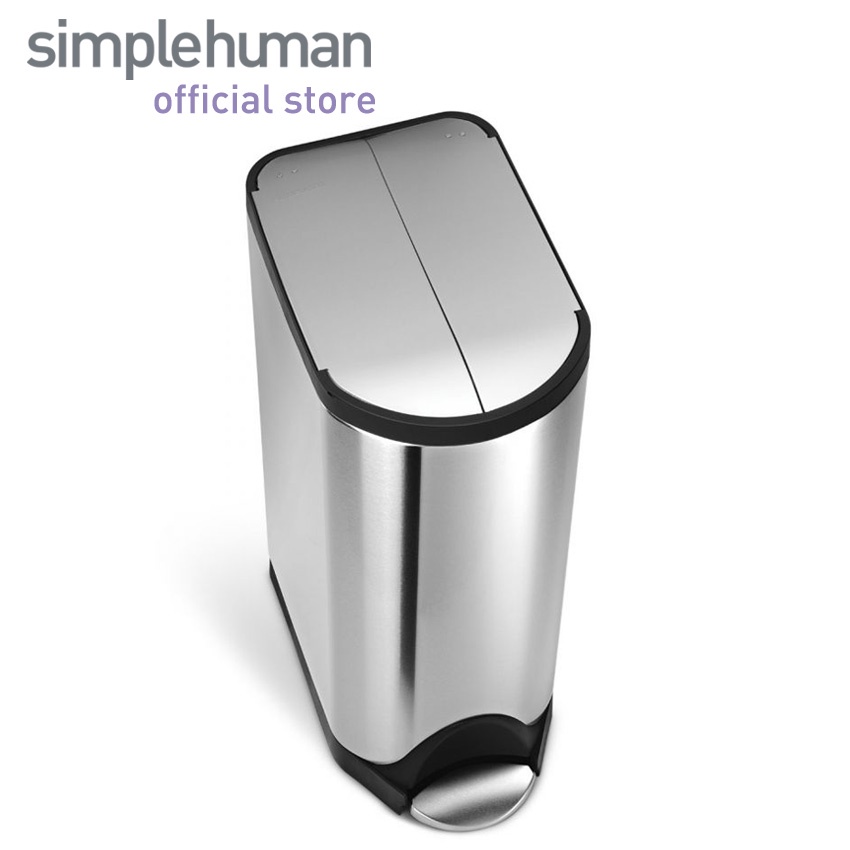 simplehuman 30L Butterfly Step Trash Bin | Shopee Singapore