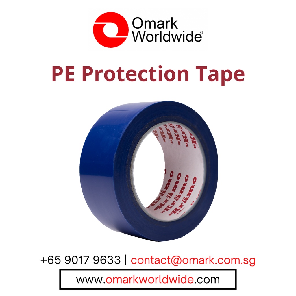 Blue PVC surface protection tape