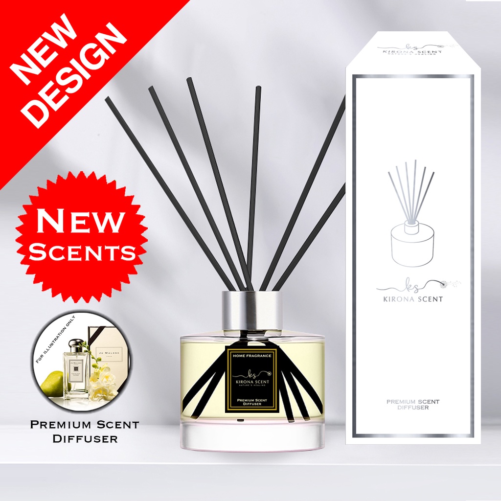 [6.6 SALES] 110ML Large Capacity. Classic Aroma Reed Diffuser. For Home , Office , Bathroom.