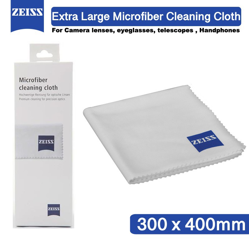 thumbnail image 2 of ZEISS XL Microfiber Gentle Cleaning Cloth – 12x12 Inch, Lot Of 2, New & Sealed 2 of 4