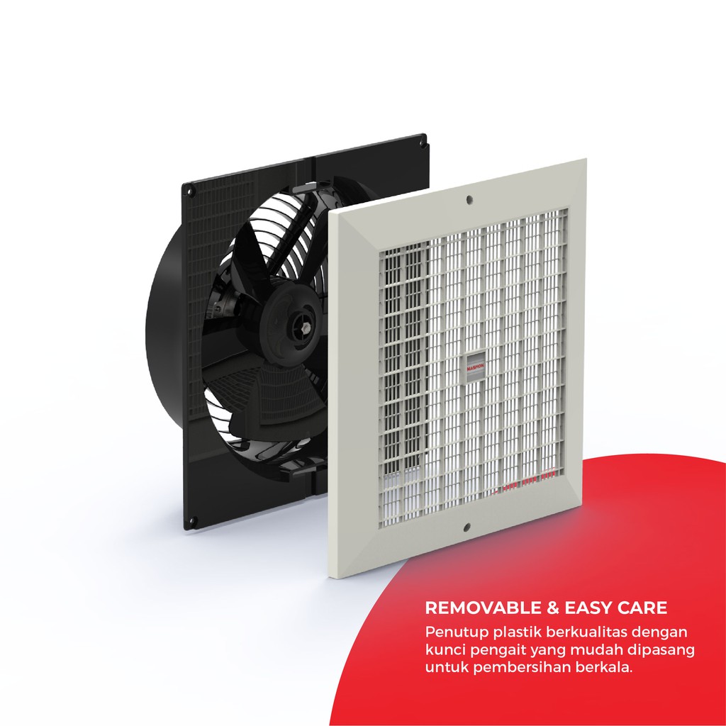 Maspion Ceiling Exhaust Fan Kipas Angin Hexos Plafon 10 Inch CEF-25 - Gambar 4