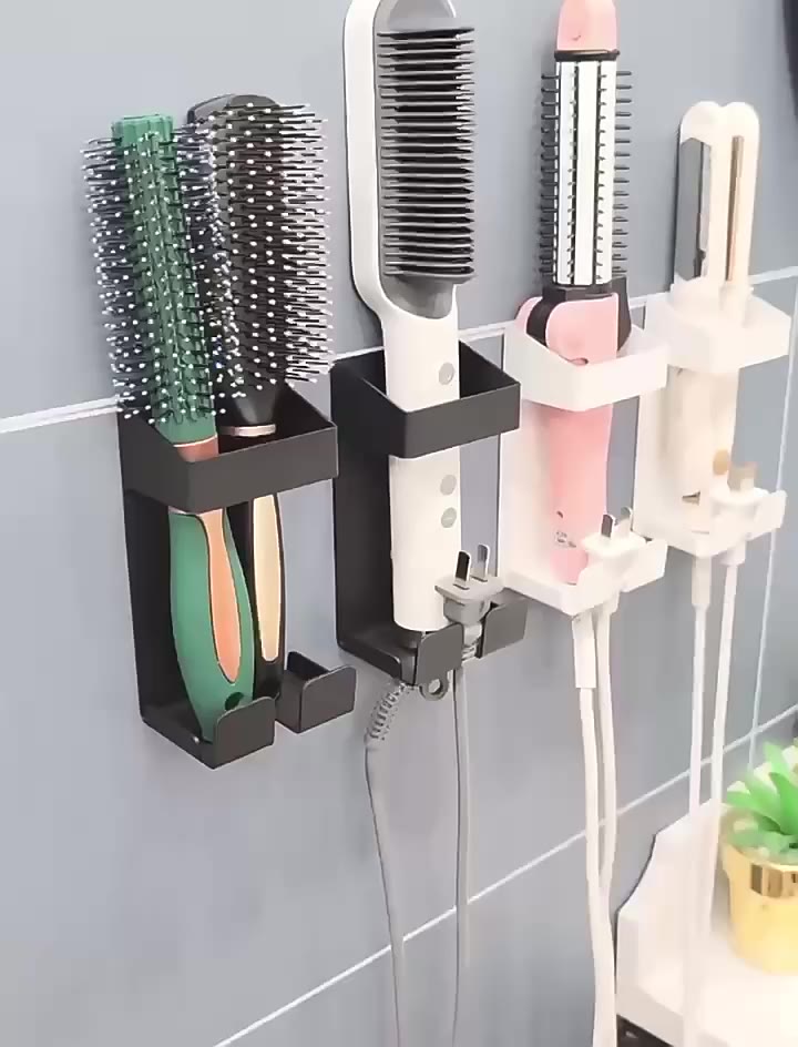 Stainless steel Hair Straightener Hanging Rack Hair Curler Holder ...