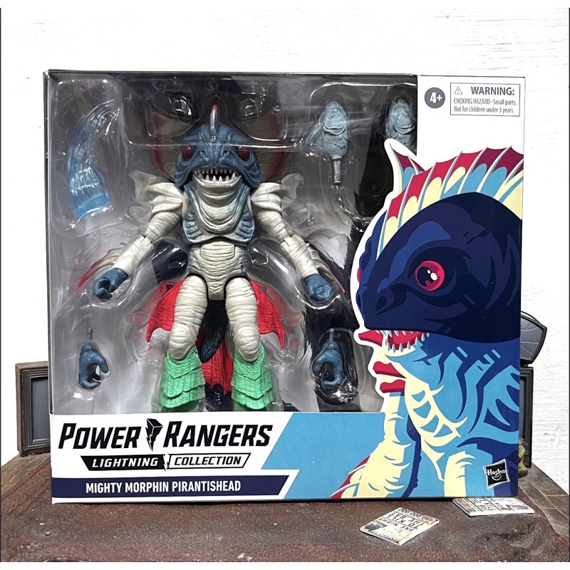 Hasbro Lightning Collection Mighty Morphin Power Rangers MMPR Pirantishead  Monster