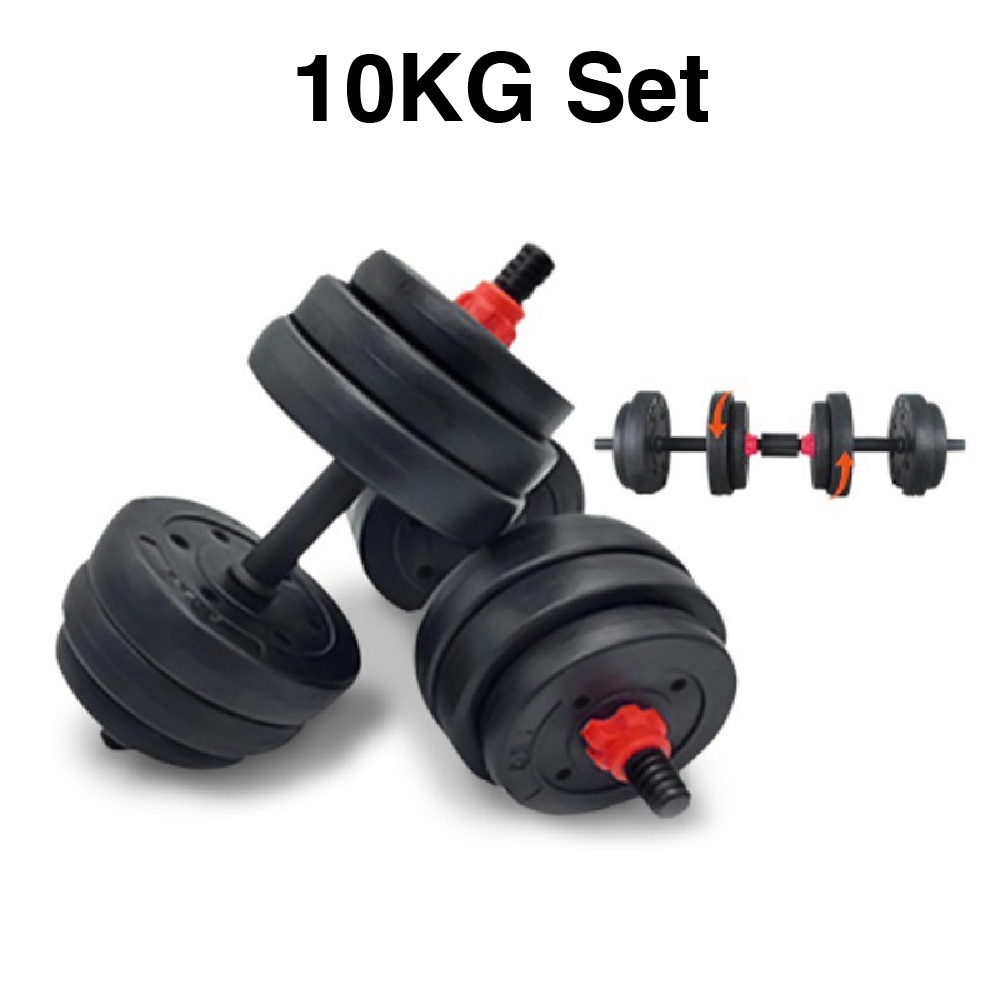 FITNET BLACK Versatile Dumbbell 10 40KG Set Shopee Singapore