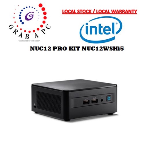 [CEE SHOW PROMO] INTEL NUC 12 PRO KIT WALL STREET CANYON NUC12WSHi5 BAREBONE NUC12 (WITH 3 PIN POWER CORD) MINI PC