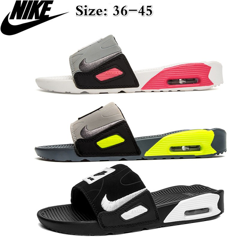 shoe AIR MAX 90 SLIDE AM90 Men s Women s Slippers Casual Shoes Air Cushion Shoes CT5241 Shopee Singapore