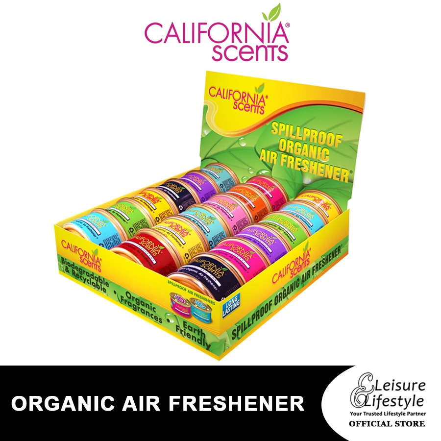 [LID COVER PROVIDED] California Scents Spillproof Organic Air Freshener