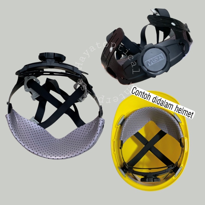 SAFETY HELMET MSA HARNESS /CHINSTRAP HELMET | Shopee Singapore