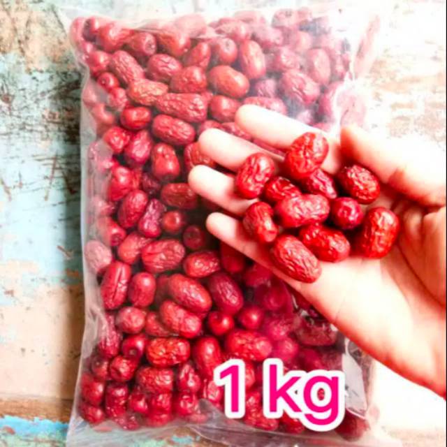 Angco hong zao Chinese dates red dates premium 1kg | Shopee Singapore