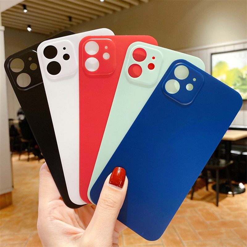 Colorful Matte Film Wrap Skin with logo Phone Back Sticker For iPhone ...