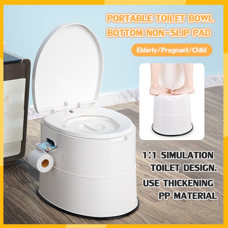 Portable toilet(wt extra bottomless barrel) woman pregnant toilet ...