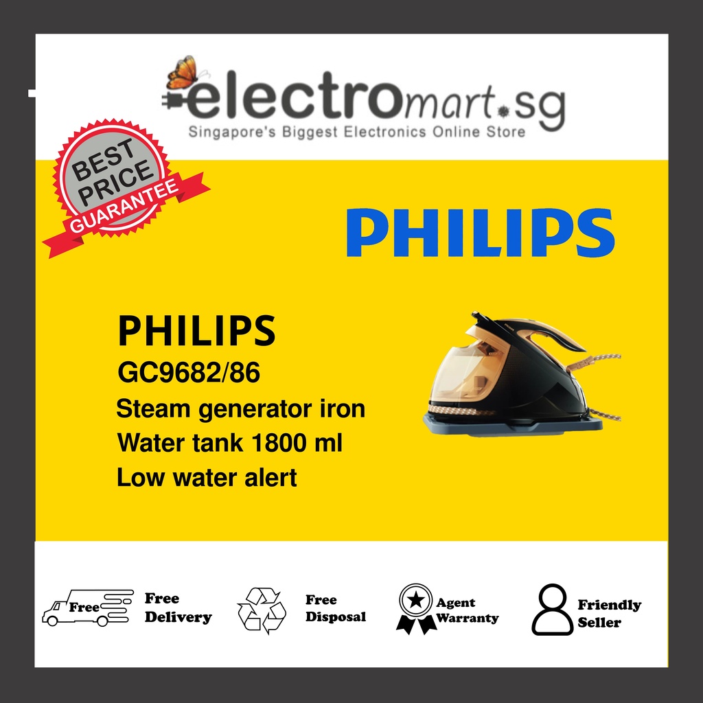 Philips GC9682/86 PerfectCare Elite Plus Steam Generator Iron | Shopee ...