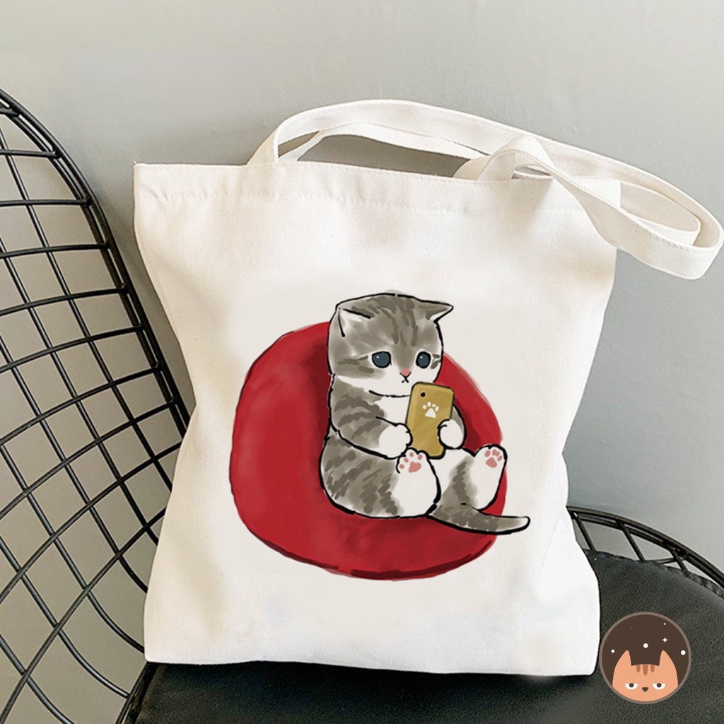 Cat on sale shopping bag