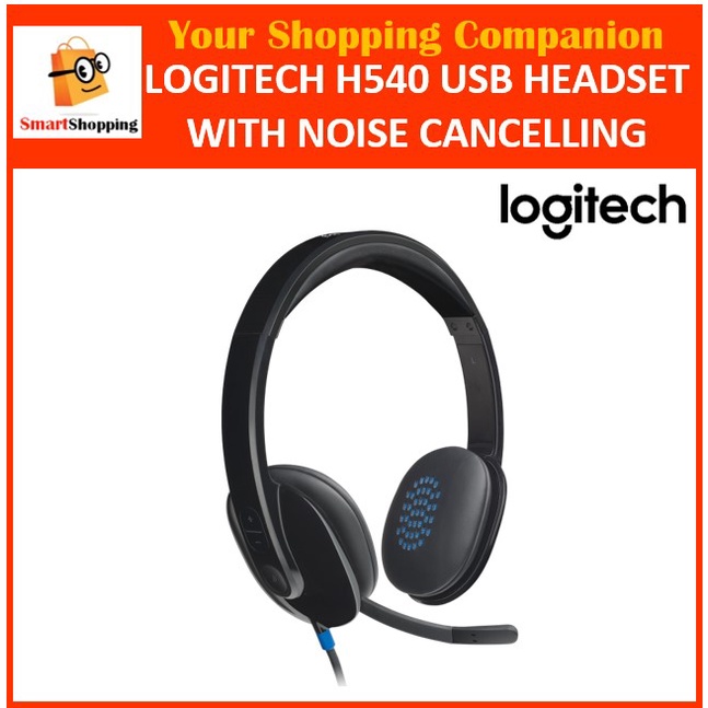 Original Logitech H540 Usb Stereo Headset 2 Years Singapore Warranty 981 000482 Shopee Singapore 