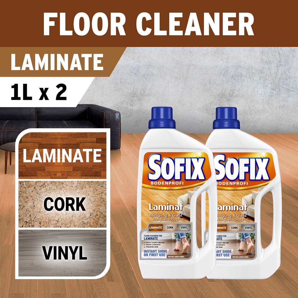 [Bundle of 2] Sofix Laminate Floor Cleaner, 1L Shopee Singapore
