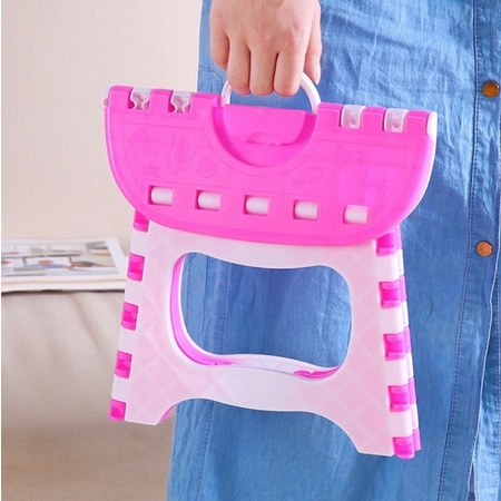 DH Kursi Mini Lipat Anak Plastik Tebal Portable - Gambar 4