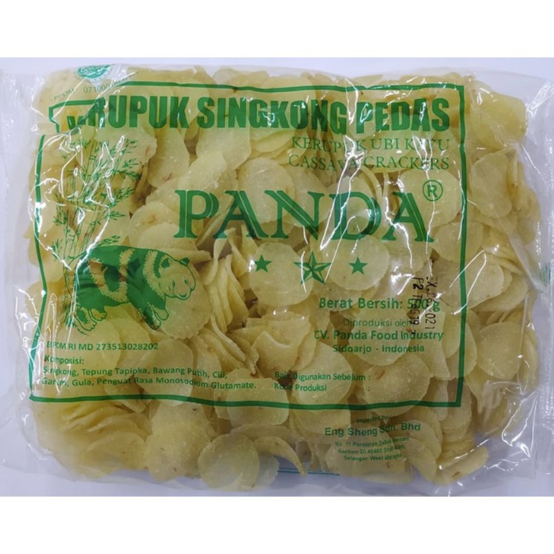 Panda Crackers / Spicy Cassava Crackers / Cassava Crackers 500g ...