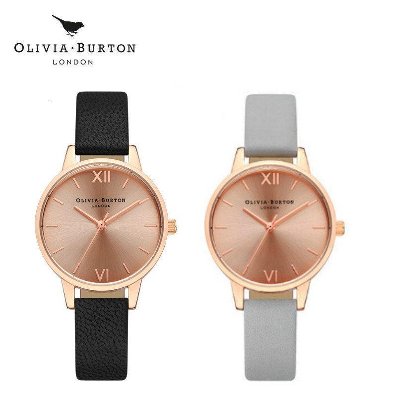 Grey rose gold watch sale