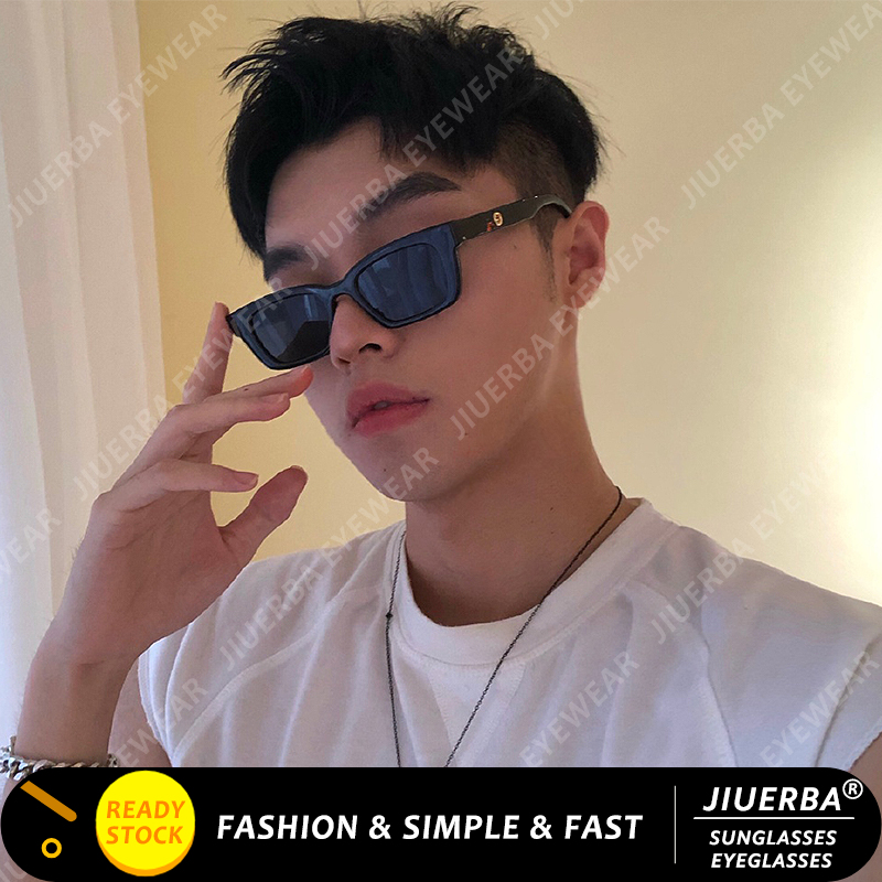 JIUERBA READY STOCK Korean Fashion Style KUKU Sunglasses for Men Rectangle Sun Glasses for Men Shopee Singapore