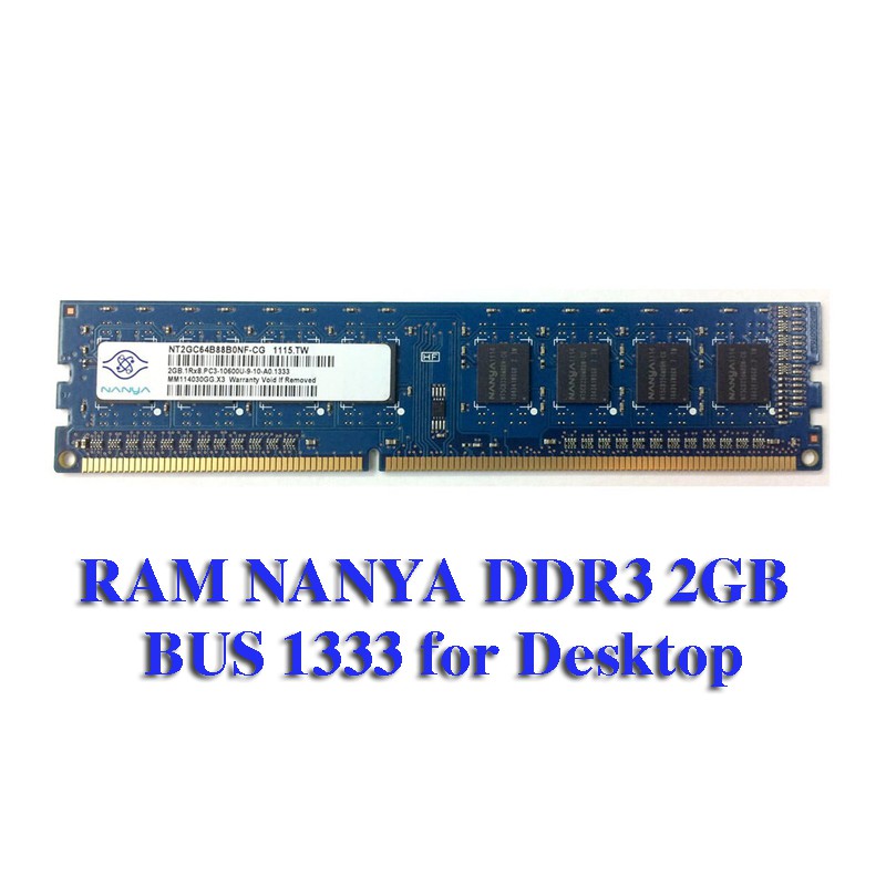 Nanya Ddr3 2gb Ram Bus 1333 For Desktops 