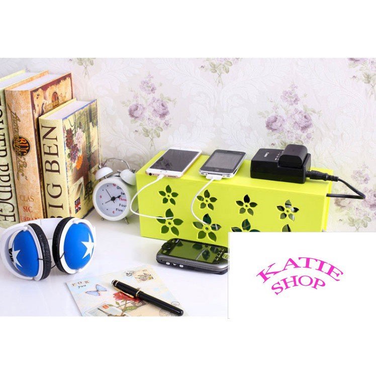 Safe flower pattern electric socket box for kids, decorate your home ...