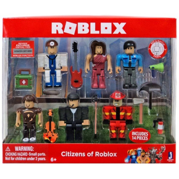 Roblox Citizens of Roblox Six Figure Pack Kids Toys Contents 6 | Shopee ...