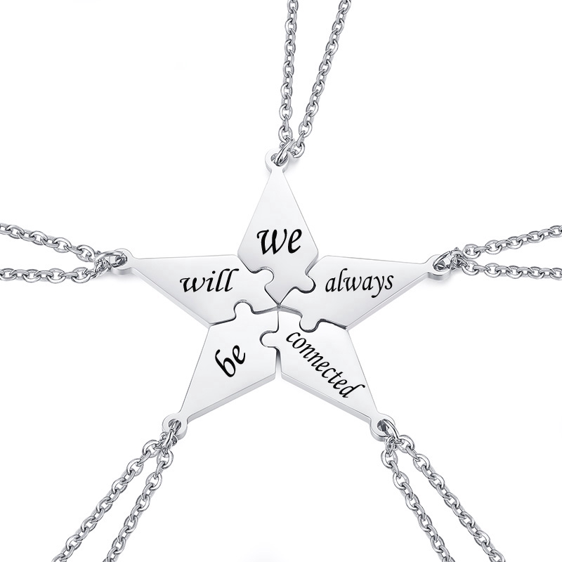 Puzzle necklace 2025 for family