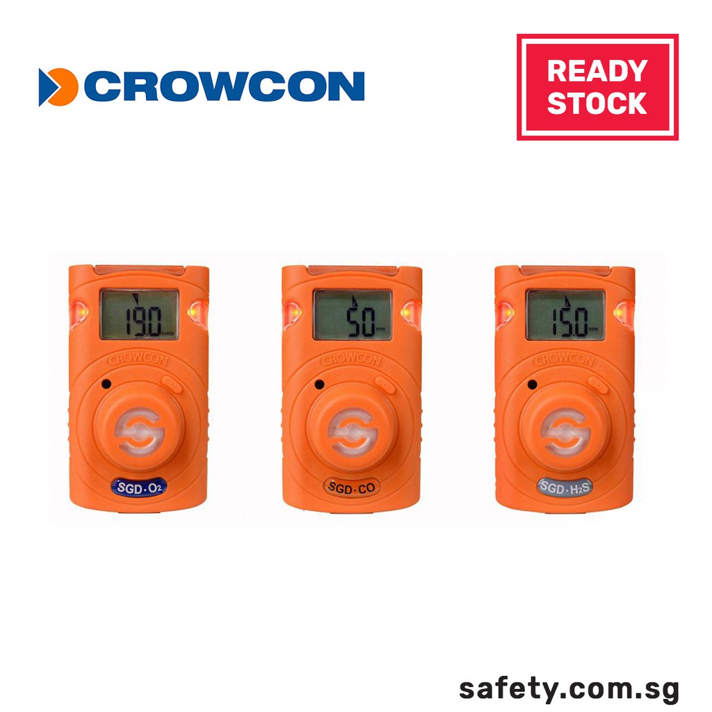 CROWCON Clip SGD Single Gas Detector CL-H-5/CL-O-19.5 | Shopee Singapore