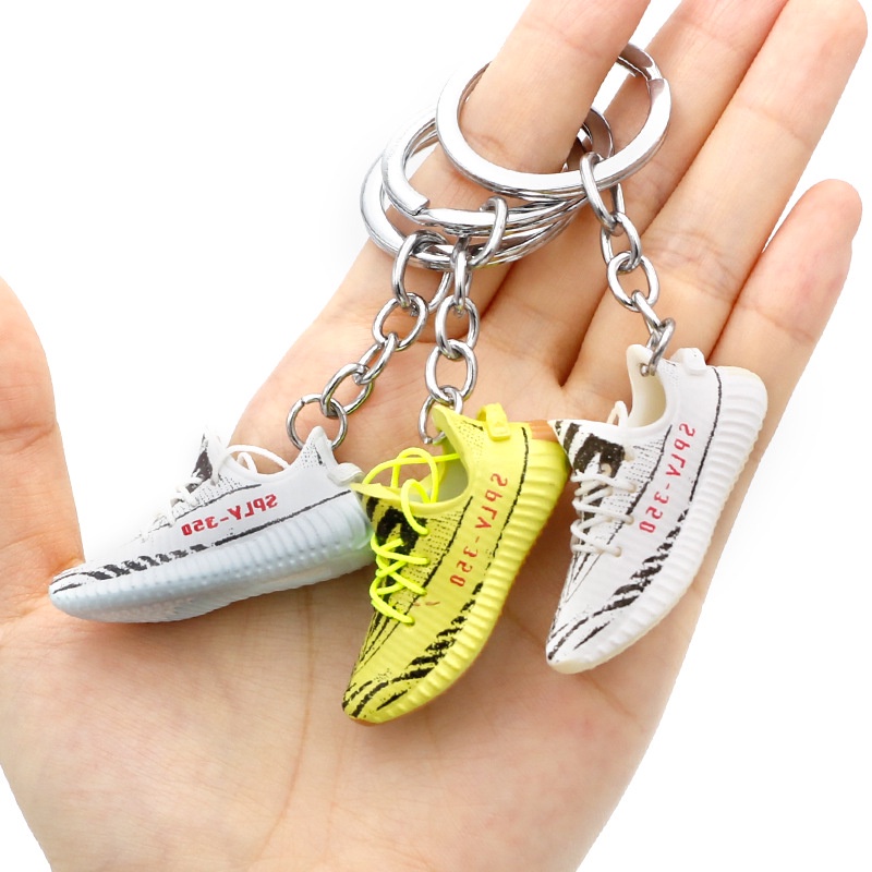 Keychain toys stationery Yeezy 350 footwear keychain NBA basketball Kobe bag pendant mini basketball sneakers accessories perso Shopee Singapore