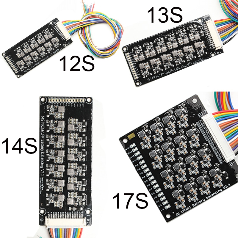 1.2A 3S 4S 5S 6S 7S 8 10S 11S 12S 13S 16S 17S BMS Lifepo4 Active ...