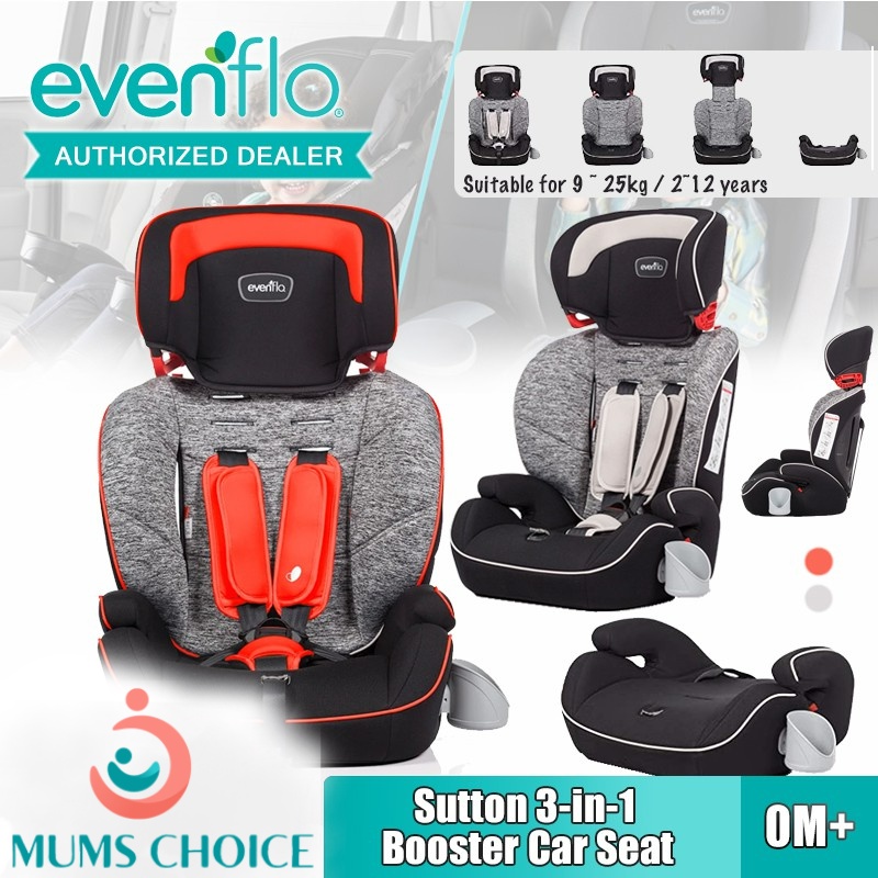 Evenflo sutton 3 in 1 harnessed booster hotsell