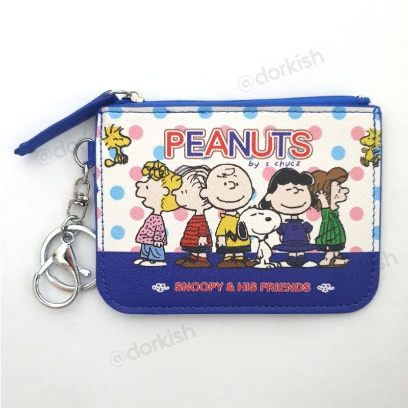 Peanuts Snoopy & Friends Ezlink Card Pass Holder Coin Purse Key Ring ...