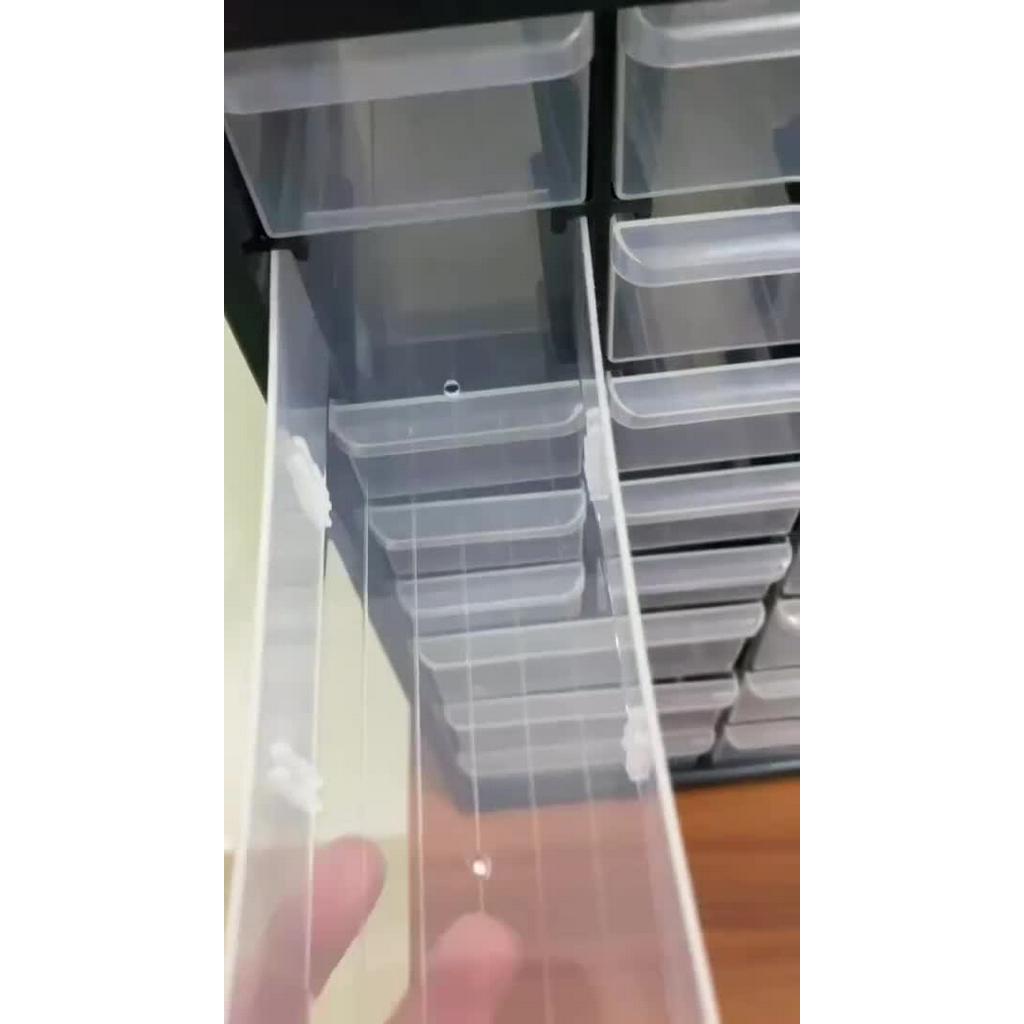 39 Drawers Parts Storage Cabinets Multi Uses Stackable Plastic Storage ...