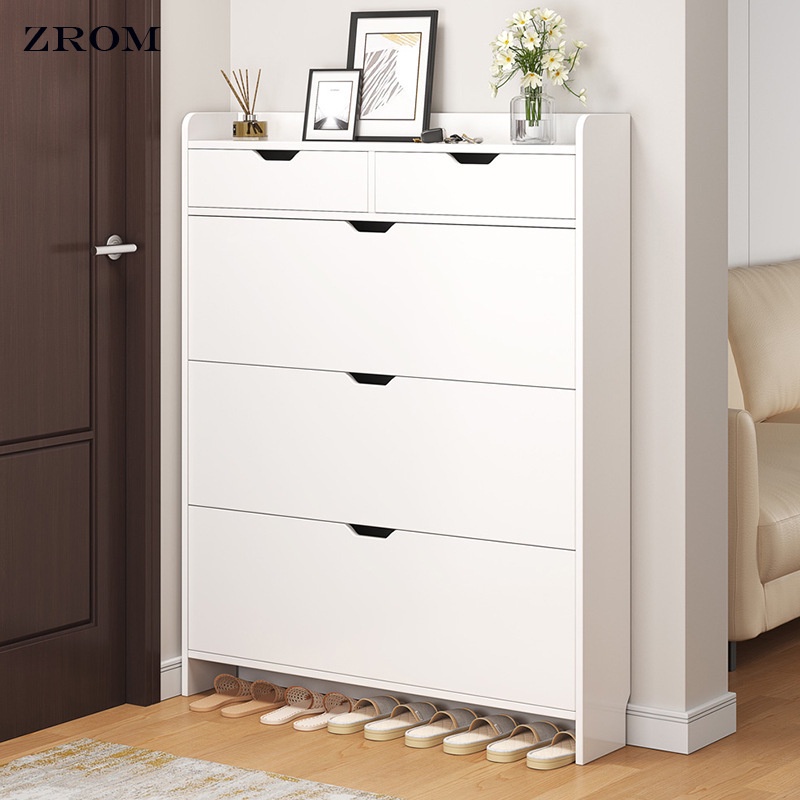 [READY STOCK]Modern Tipping Bucket Ultrathin Shoe Home Entry