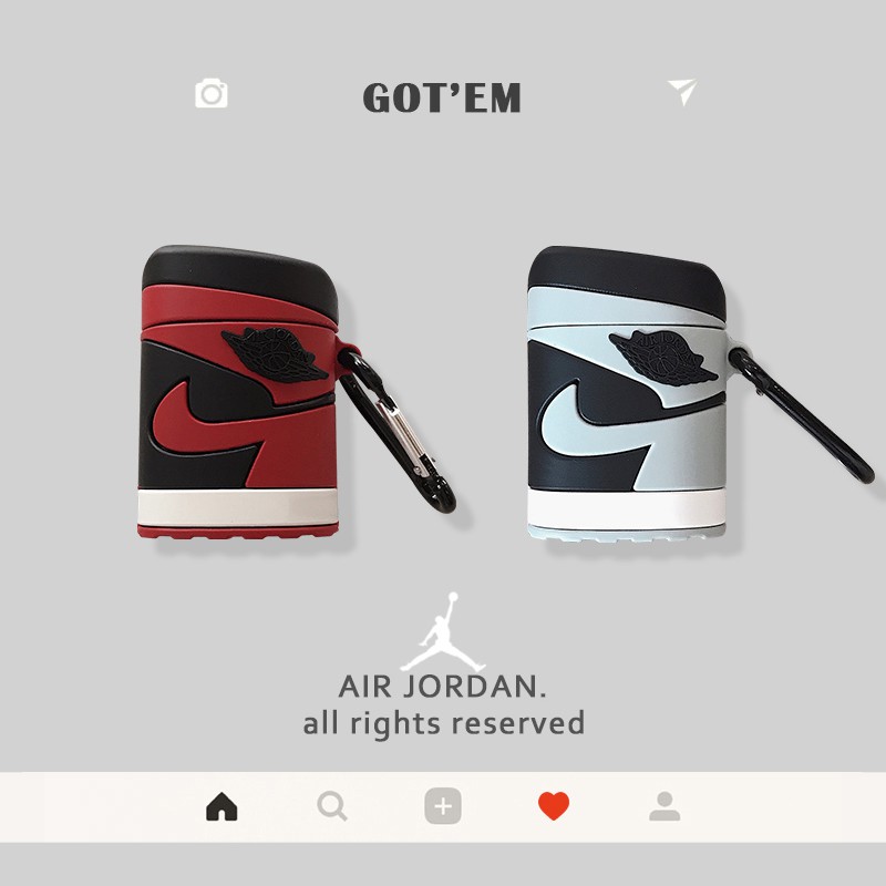 Nike Air Jordan Sneakers Protection Cover Case For Apple Airpods Pro  Airpods 1 2 -3