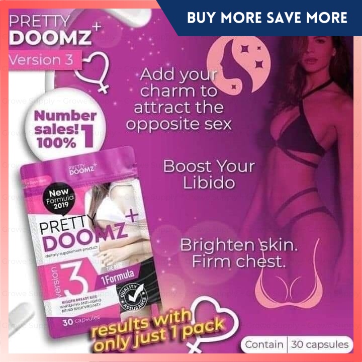 [SG INSTOCK] Pretty Doomz/Patty Doomz + 3 In 1 Original Thailand - Breast Enlargement