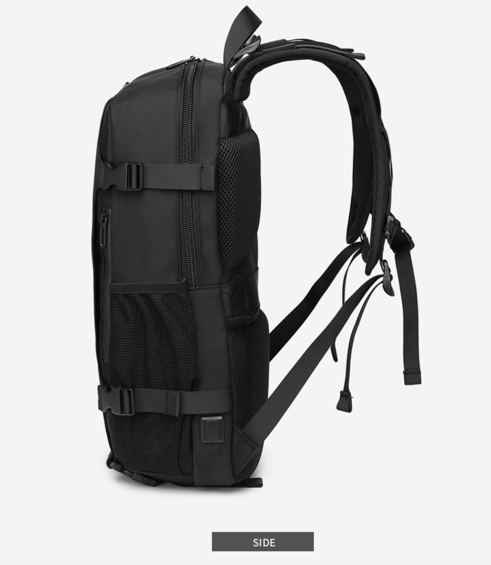 P&D Backpack Men 18L 15.6 inch Laptop Backpacks USB Charging Teenager ...