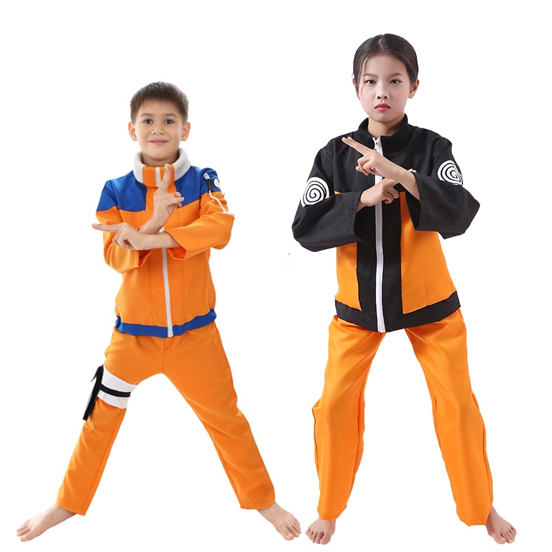 Naruto Cosplay Costume Anime Ninja Costume Show Set Japanese